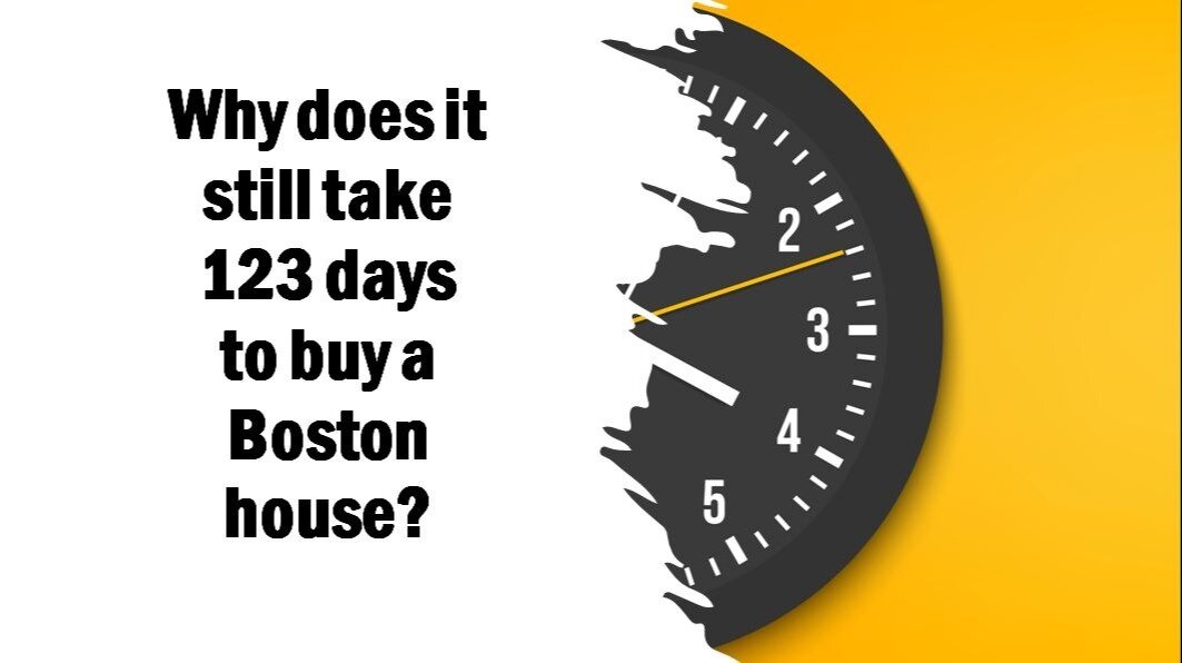 Why Does it Still Take 123 Days to Buy a Boston House?